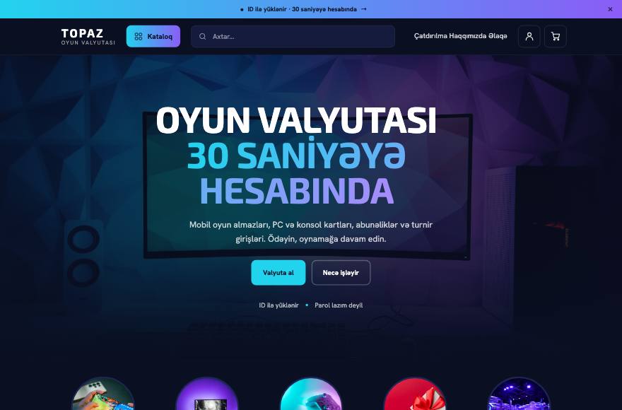 TOPAZ · Oyun valyutası