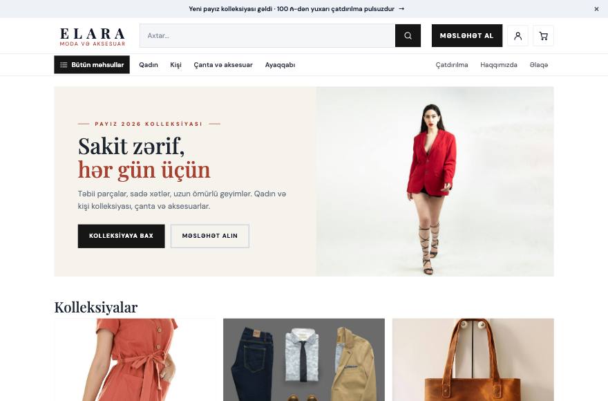 Moda butiki · Geyim